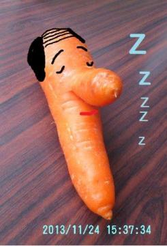 sleeping carrot