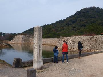 萩城跡　石垣