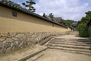 法隆寺の版築