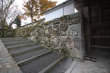 名刹の石垣