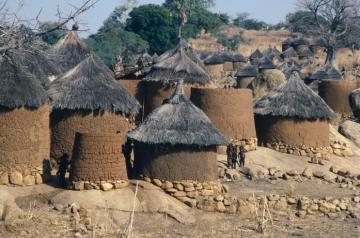 アフリカの土の家