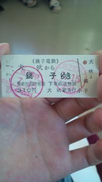 銚子電鉄の切符