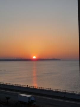 地中海の夕陽
