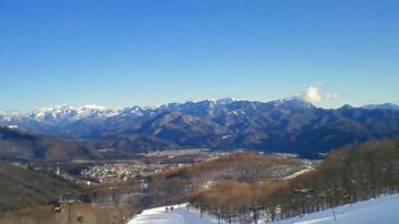 長野雪山