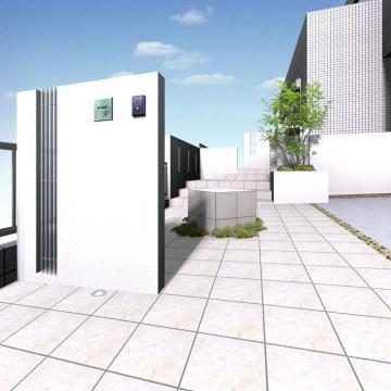 シンプル　外構　名古屋