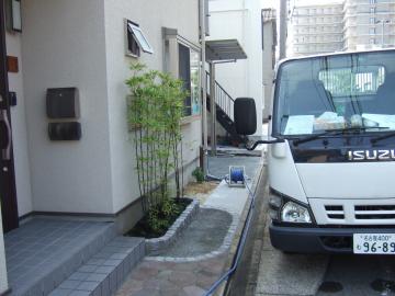ｸﾛﾁｸ　竹　花壇