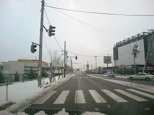 道路雪