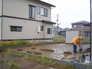 長岡市　庭工事