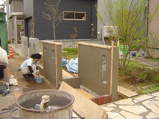 長岡市お庭の目隠し⑦