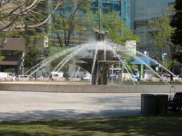 大通公園　噴水