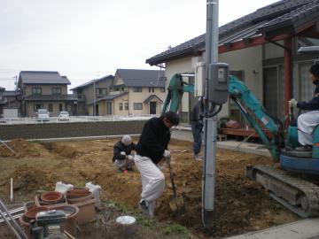 黒部市　外構　庭工事