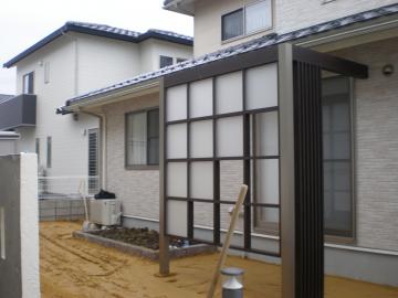 富山　庭工事