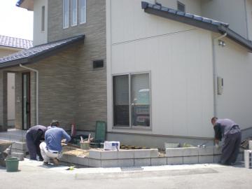 富山市　シンプル　外構