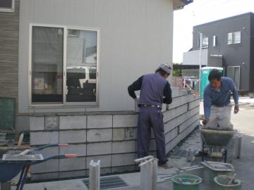 富山市　シンプル　外構