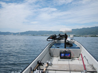 滋賀県　琵琶湖　ボート釣り