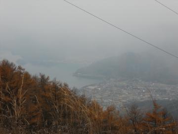 途中の川口湖