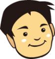 似顔絵　サンガーデン　社長