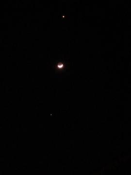 金星・月・木星　三つの星