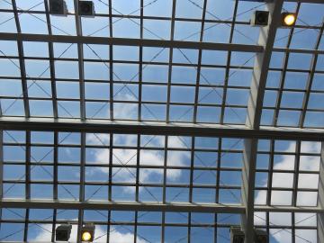 長野駅の天井