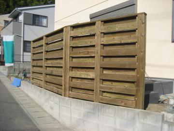 木製フェンス２