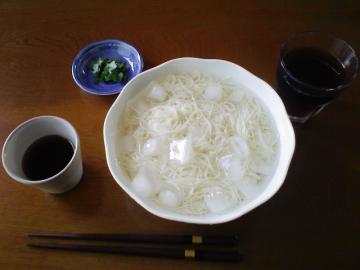 素麺と『大葉』