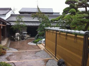 奈良市のＭ邸（和風庭）工事中