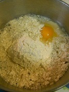 粉+水+卵
