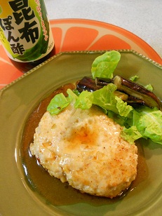 ナスのソテーともに、ポン酢で頂きました