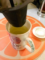 飲んでいるのは、緑茶^_^;。。。。。