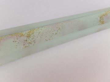 福井県の越前和紙を特殊樹脂で裏張りした滑らないガラスの文鎮
