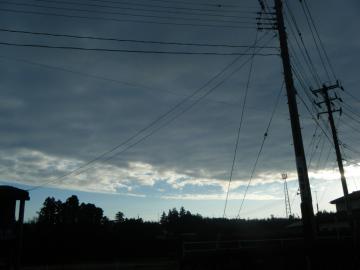 東の空