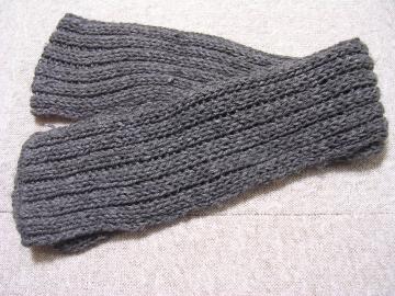 マフラー　手編み
