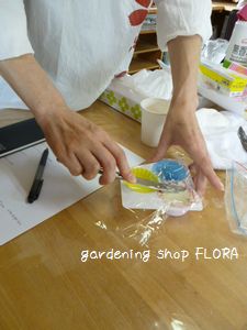 ハーブ石けん作り