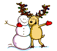 snowman&reindeer