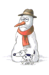 snowman&peeingdog
