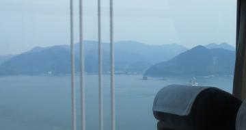 因島大橋からの景色