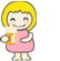 pink drinking beer