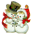 snowman couple