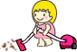 pink cleaning
