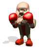 a guy boxing