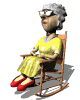 rocking chair granny