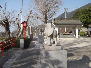 庭師｜北九州｜満開｜妙見神社｜イノシシ